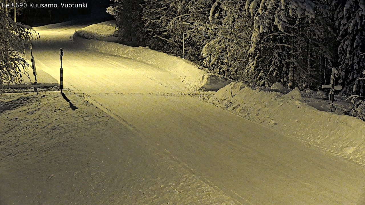 Kelikamerat Kuva Tie 8690 Kuusamo, Vuotunki, Kuusamo, Pohjois-Pohjanmaa