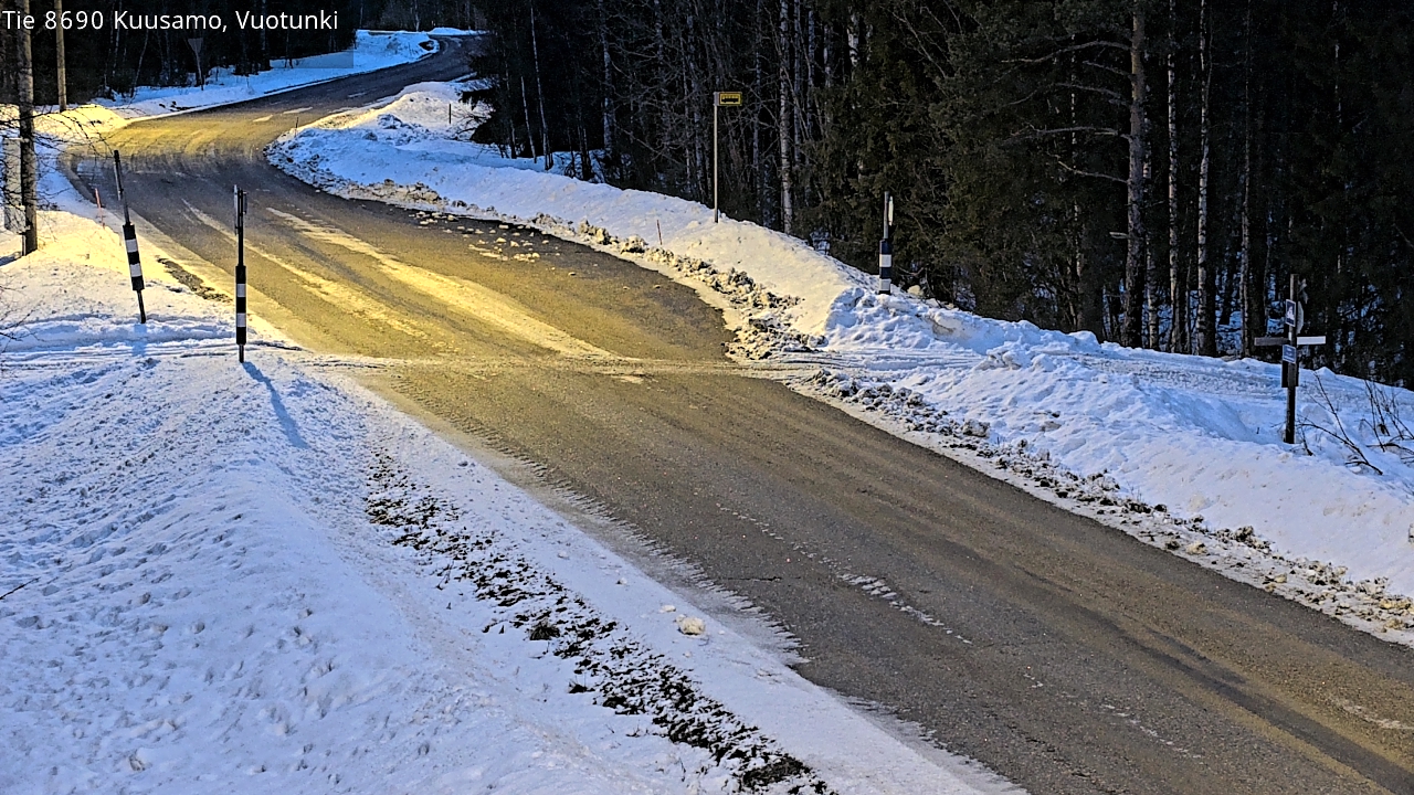 Kelikamerat Kuva Tie 8690 Kuusamo, Vuotunki, Kuusamo, Pohjois-Pohjanmaa