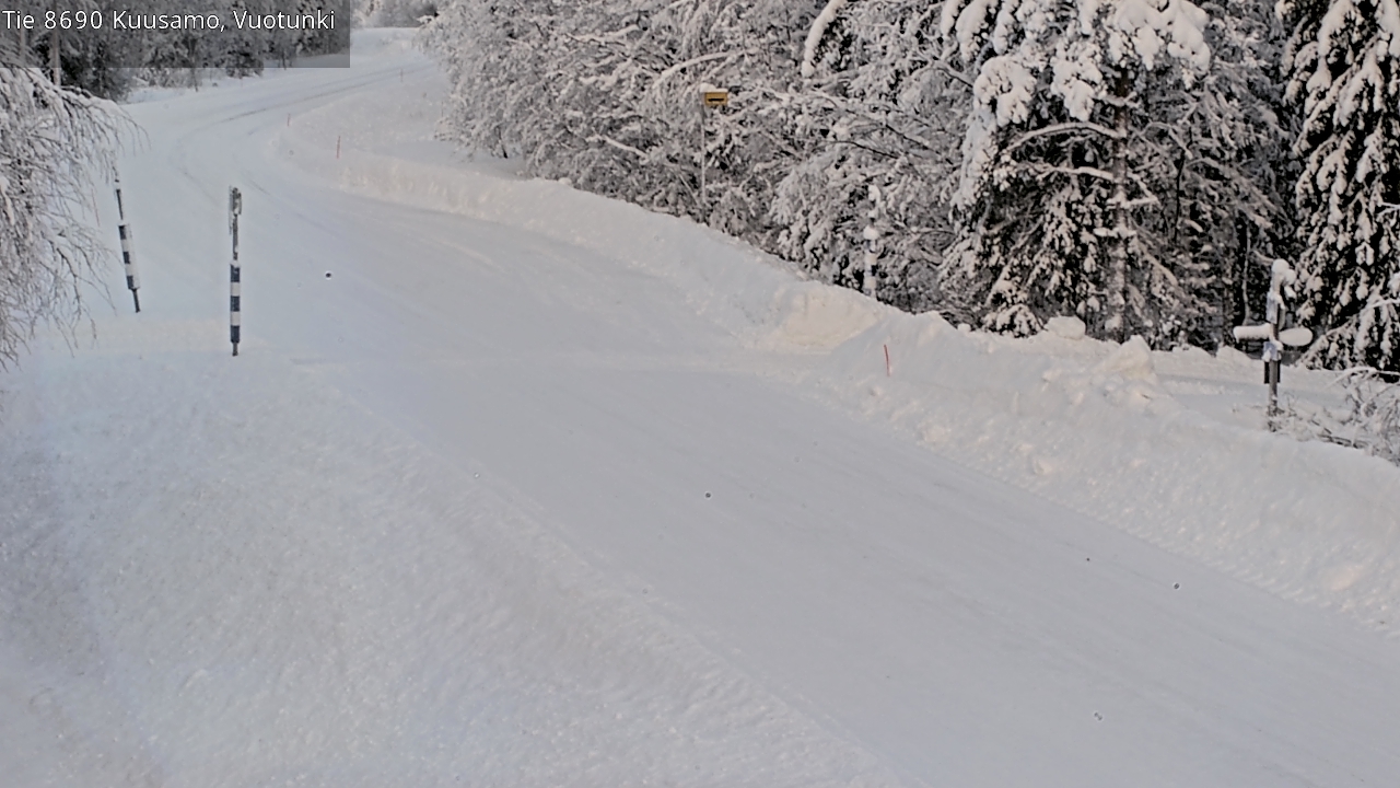 Kelikamerat Kuva Tie 8690 Kuusamo, Vuotunki, Kuusamo, Pohjois-Pohjanmaa