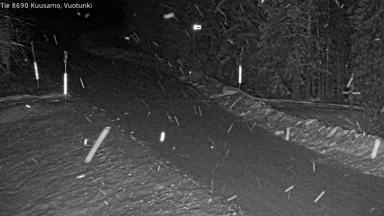 Kelikamerat Kuva Tie 8690 Kuusamo, Vuotunki, Kuusamo, Pohjois-Pohjanmaa