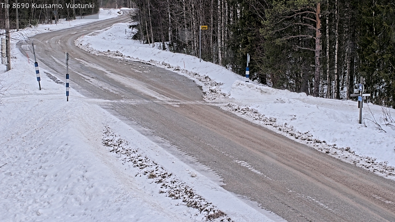 Kelikamerat Kuva Tie 8690 Kuusamo, Vuotunki, Kuusamo, Pohjois-Pohjanmaa