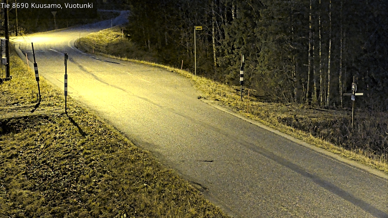 Kelikamerat Kuva Tie 8690 Kuusamo, Vuotunki, Kuusamo, Pohjois-Pohjanmaa