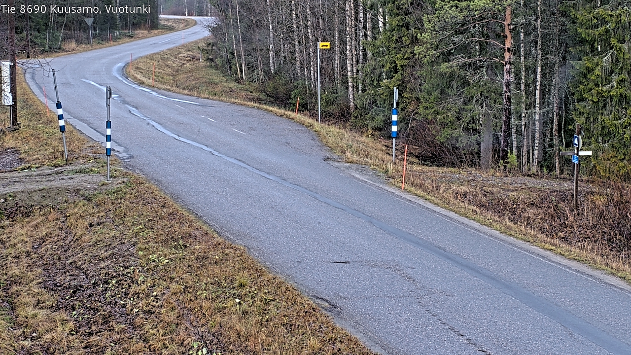 Kelikamerat Kuva Tie 8690 Kuusamo, Vuotunki, Kuusamo, Pohjois-Pohjanmaa