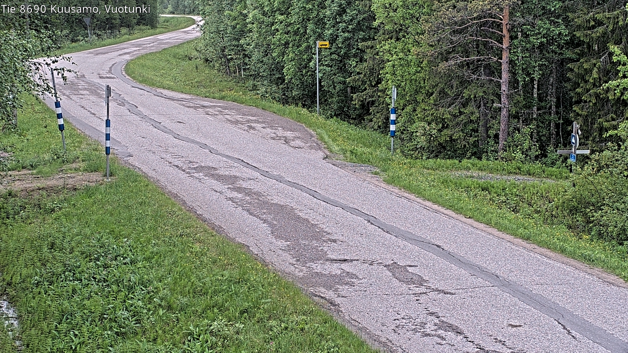 Kelikamerat Kuva Tie 8690 Kuusamo, Vuotunki, Kuusamo, Pohjois-Pohjanmaa