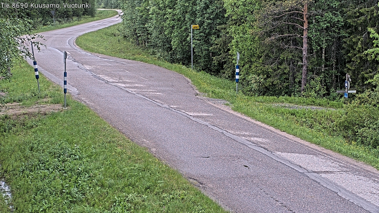 Kelikamerat Kuva Tie 8690 Kuusamo, Vuotunki, Kuusamo, Pohjois-Pohjanmaa