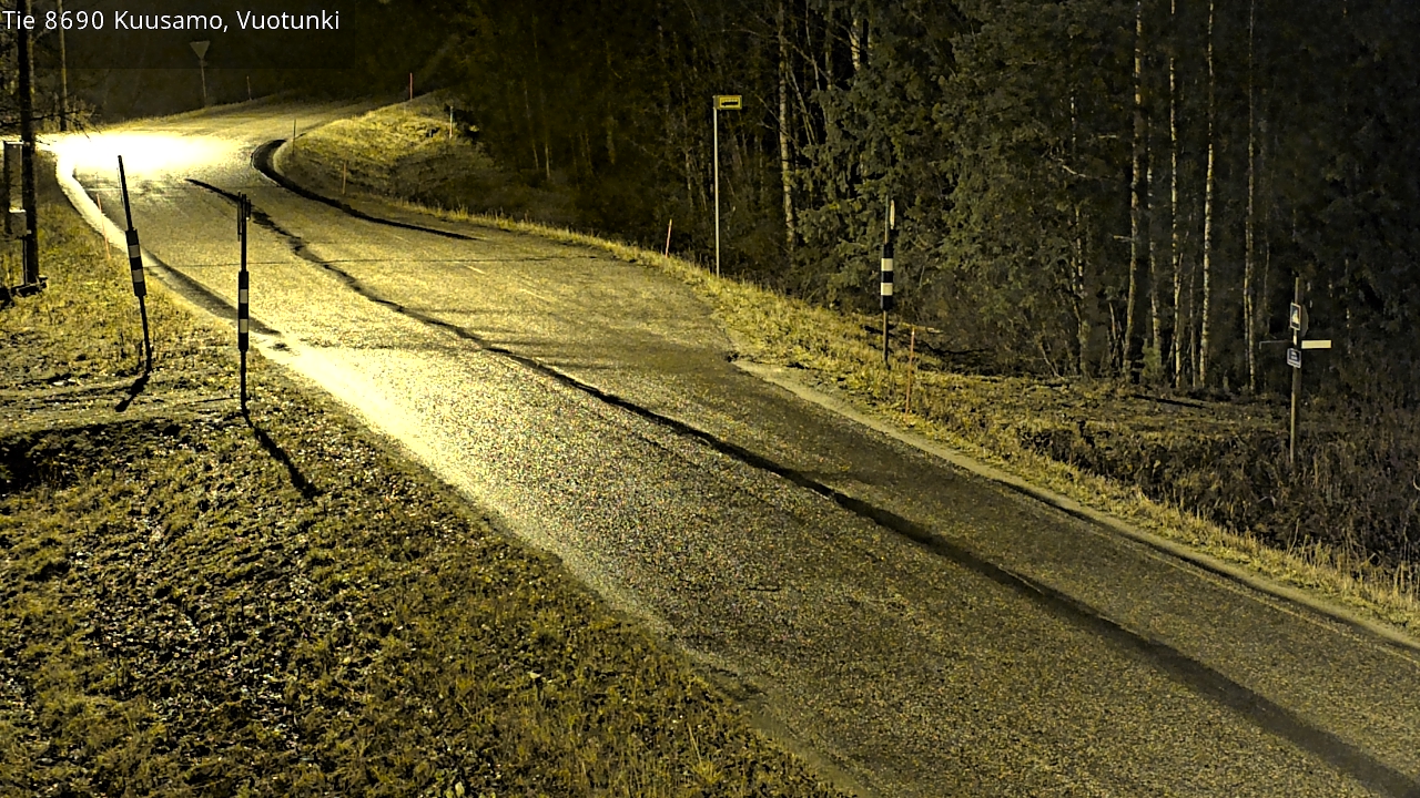 Kelikamerat Kuva Tie 8690 Kuusamo, Vuotunki, Kuusamo, Pohjois-Pohjanmaa