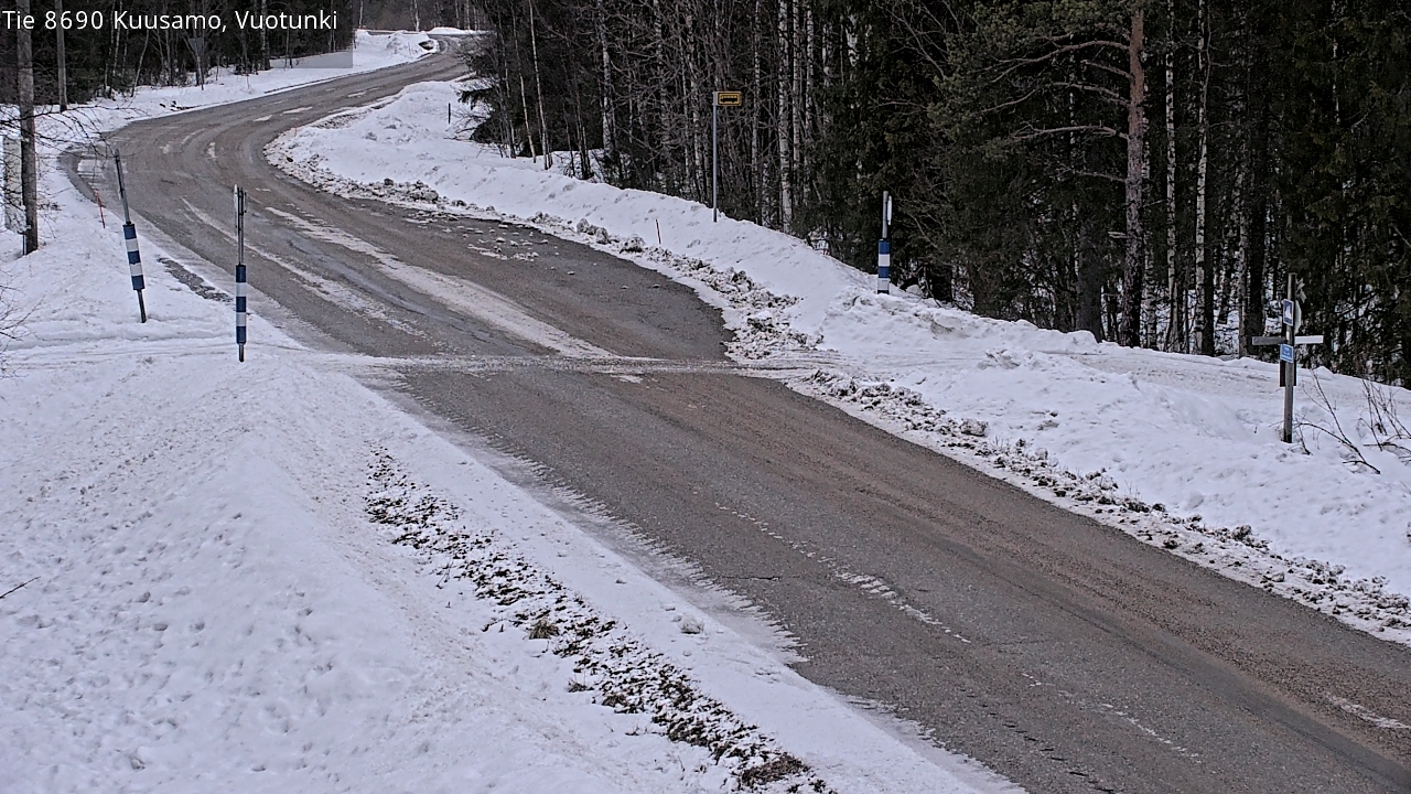 Kelikamerat Kuva Tie 8690 Kuusamo, Vuotunki, Kuusamo, Pohjois-Pohjanmaa