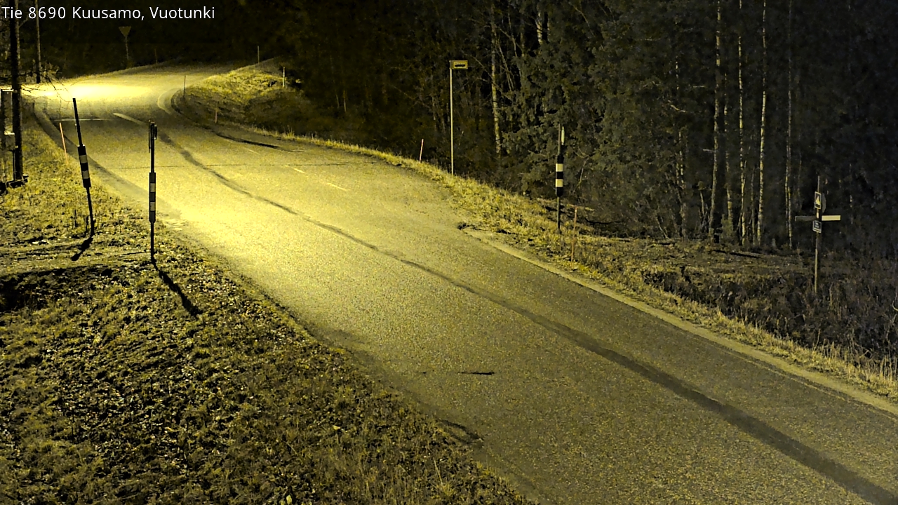 Kelikamerat Kuva Tie 8690 Kuusamo, Vuotunki, Kuusamo, Pohjois-Pohjanmaa