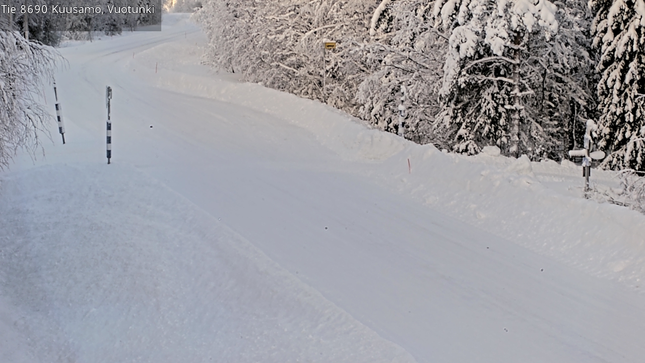 Kelikamerat Kuva Tie 8690 Kuusamo, Vuotunki, Kuusamo, Pohjois-Pohjanmaa