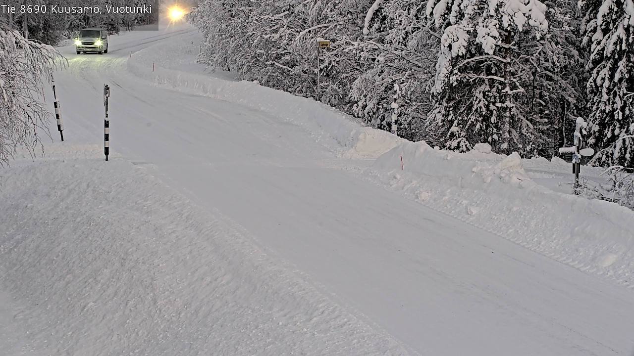 Kelikamerat Kuva Tie 8690 Kuusamo, Vuotunki, Kuusamo, Pohjois-Pohjanmaa