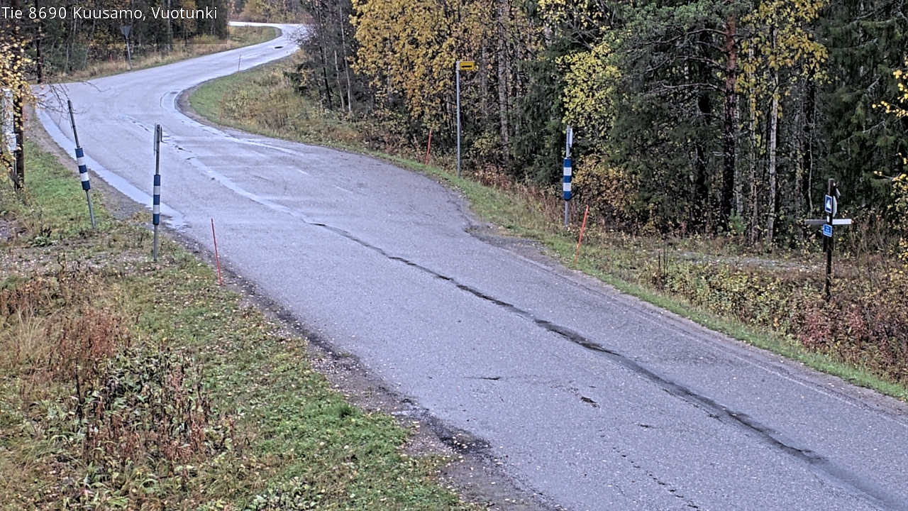 Kelikamerat Kuva Tie 8690 Kuusamo, Vuotunki, Kuusamo, Pohjois-Pohjanmaa