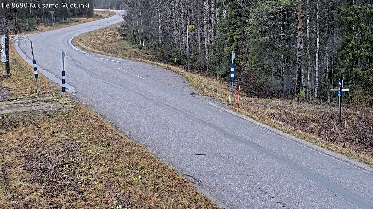 Kelikamerat Kuva Tie 8690 Kuusamo, Vuotunki, Kuusamo, Pohjois-Pohjanmaa