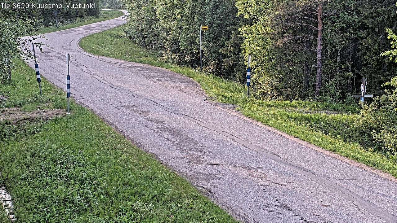 Kelikamerat Kuva Tie 8690 Kuusamo, Vuotunki, Kuusamo, Pohjois-Pohjanmaa