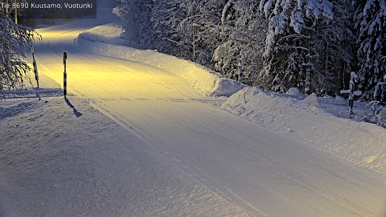 Kelikamerat Kuva Tie 8690 Kuusamo, Vuotunki, Kuusamo, Pohjois-Pohjanmaa