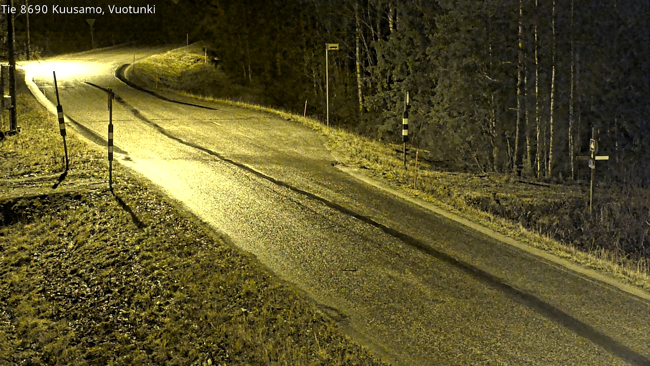 Kelikamerat Kuva Tie 8690 Kuusamo, Vuotunki, Kuusamo, Pohjois-Pohjanmaa