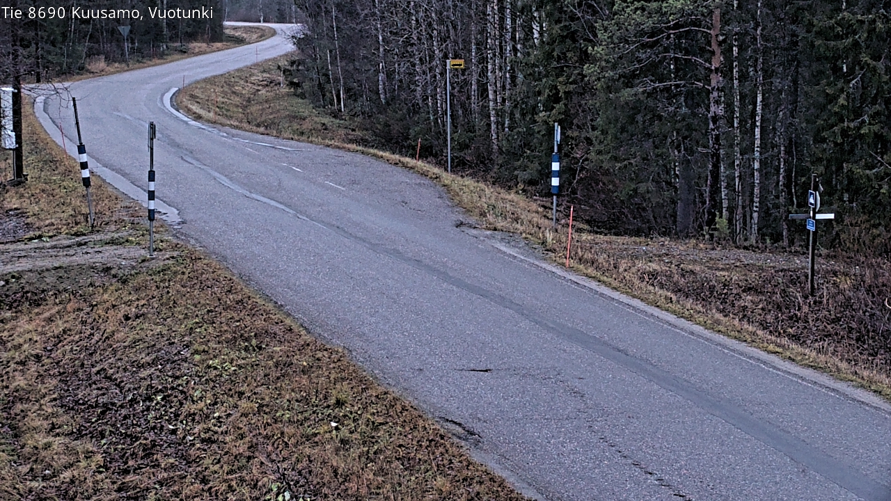 Kelikamerat Kuva Tie 8690 Kuusamo, Vuotunki, Kuusamo, Pohjois-Pohjanmaa