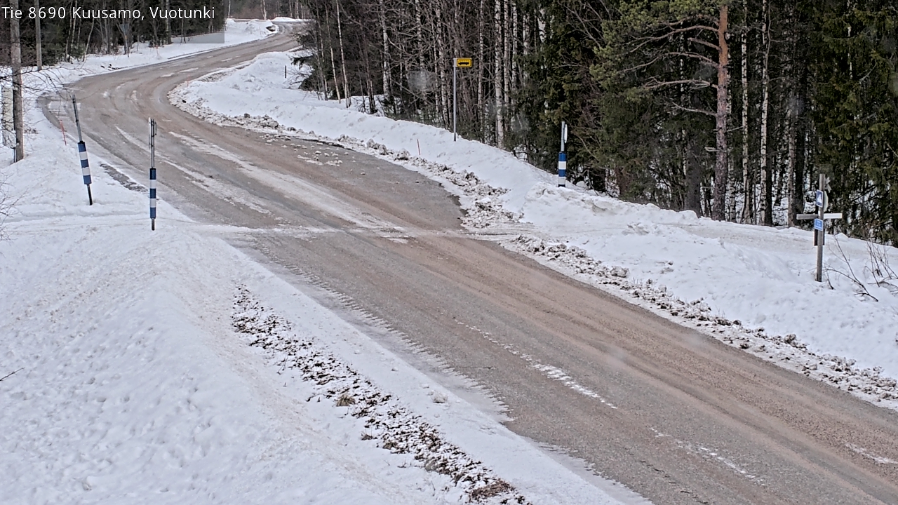 Kelikamerat Kuva Tie 8690 Kuusamo, Vuotunki, Kuusamo, Pohjois-Pohjanmaa