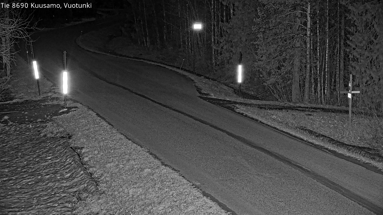 Weather Camera Image Väg 8690 Kuusamo, Vuotunki, Kuusamo, Pohjois-Pohjanmaa