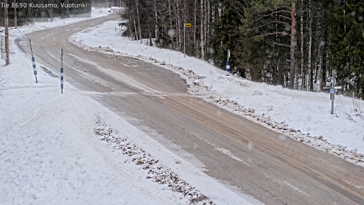 Kelikamerat Kuva Tie 8690 Kuusamo, Vuotunki, Kuusamo, Pohjois-Pohjanmaa