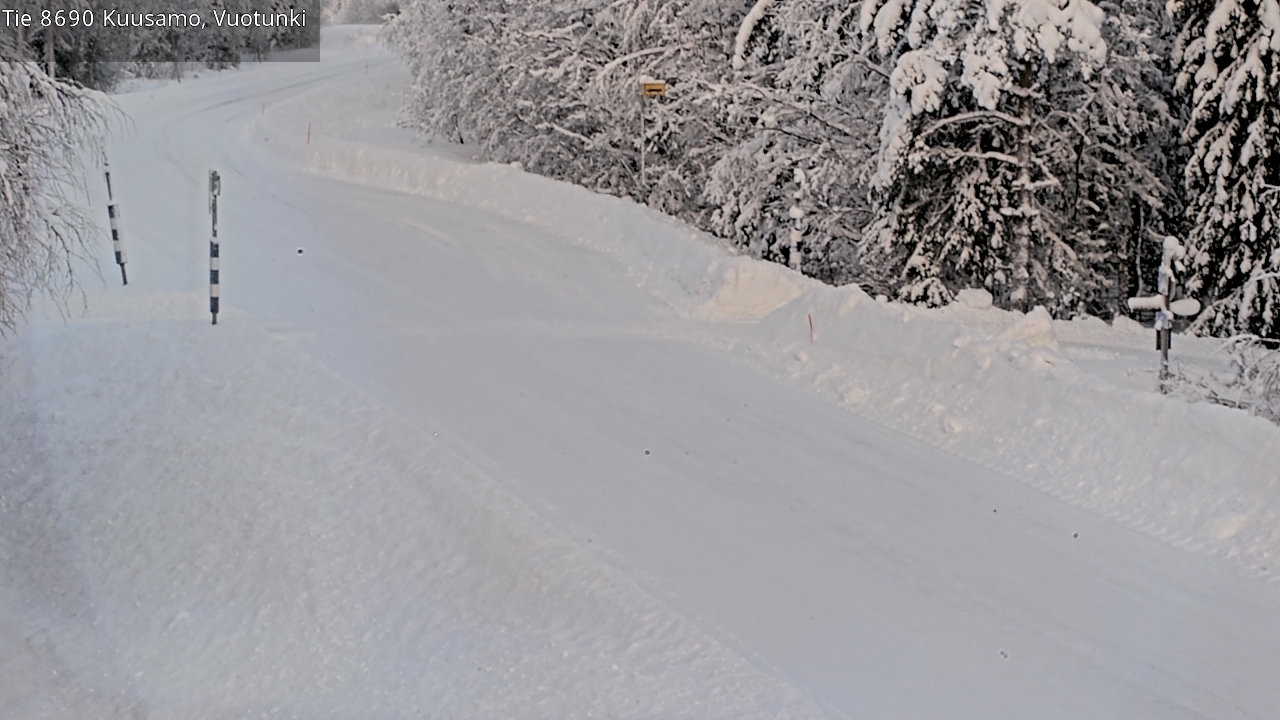 Kelikamerat Kuva Tie 8690 Kuusamo, Vuotunki, Kuusamo, Pohjois-Pohjanmaa