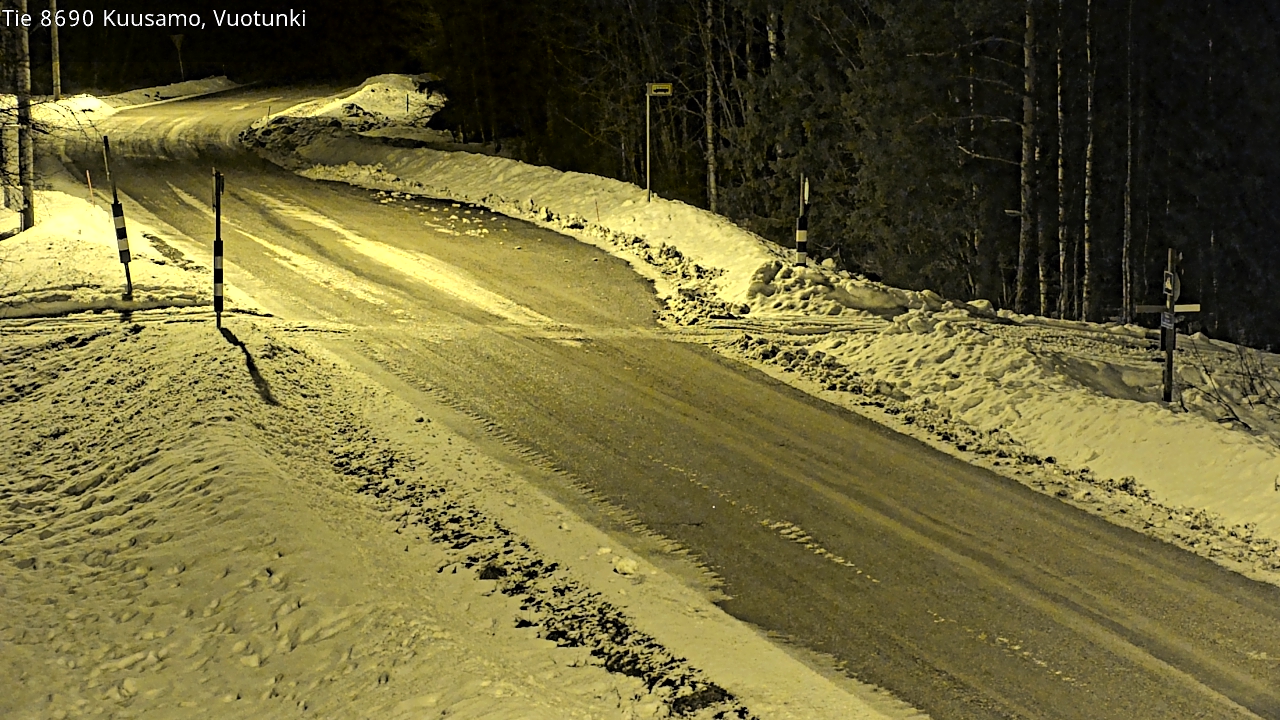 Kelikamerat Kuva Tie 8690 Kuusamo, Vuotunki, Kuusamo, Pohjois-Pohjanmaa