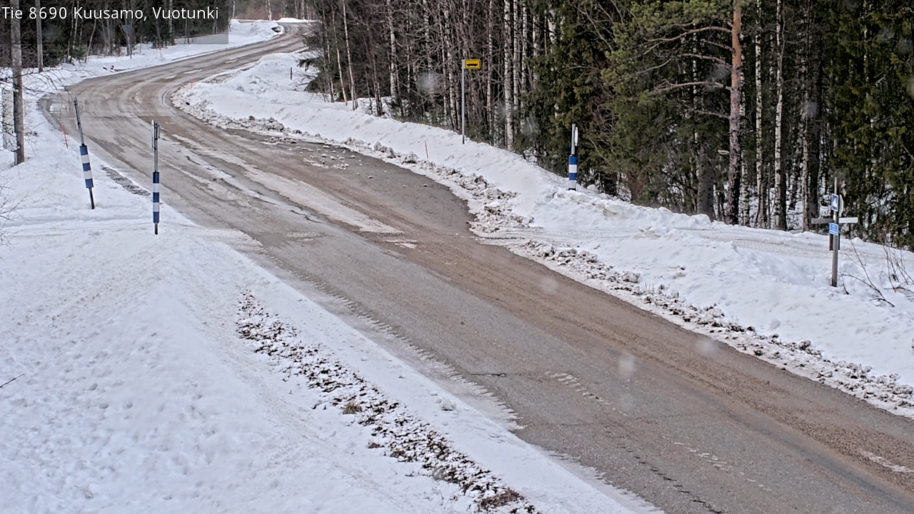 Kelikamerat Kuva Tie 8690 Kuusamo, Vuotunki, Kuusamo, Pohjois-Pohjanmaa