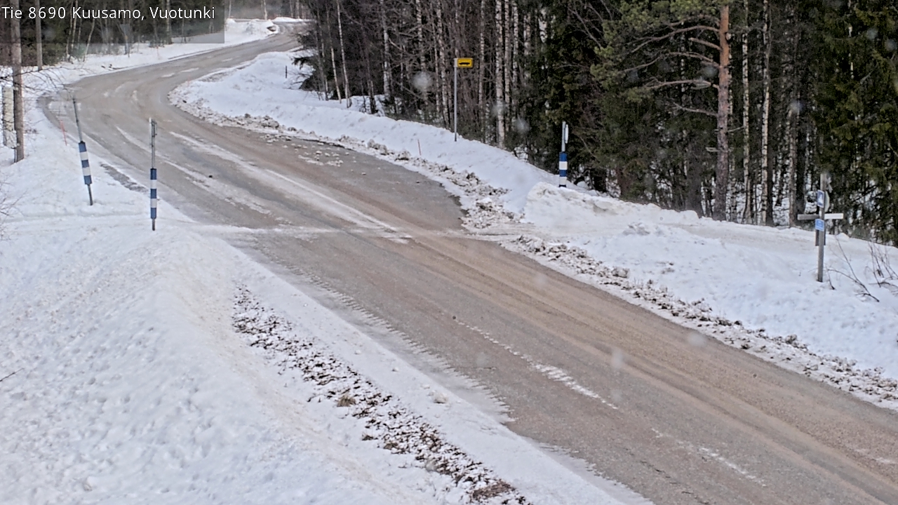 Kelikamerat Kuva Tie 8690 Kuusamo, Vuotunki, Kuusamo, Pohjois-Pohjanmaa