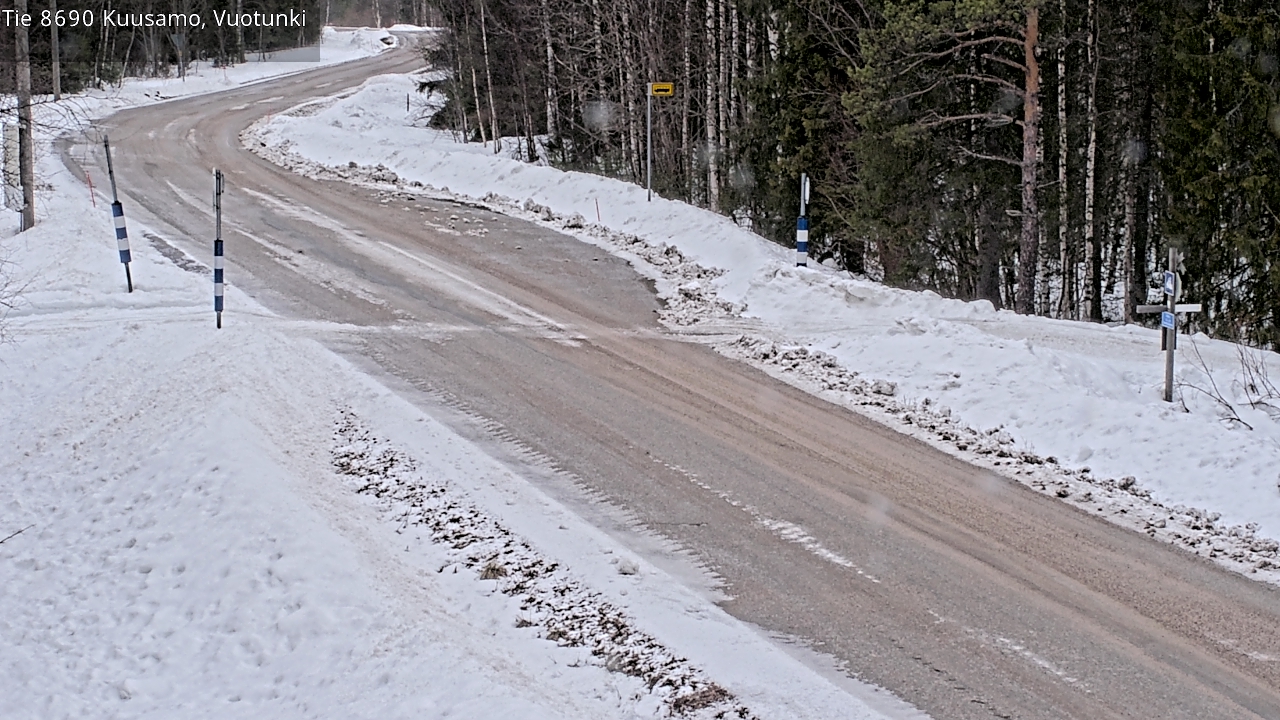 Kelikamerat Kuva Tie 8690 Kuusamo, Vuotunki, Kuusamo, Pohjois-Pohjanmaa