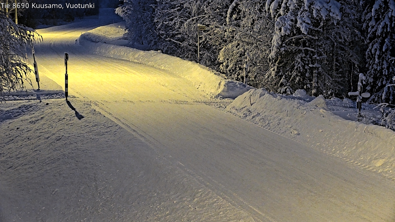 Kelikamerat Kuva Tie 8690 Kuusamo, Vuotunki, Kuusamo, Pohjois-Pohjanmaa