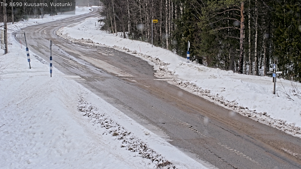 Kelikamerat Kuva Tie 8690 Kuusamo, Vuotunki, Kuusamo, Pohjois-Pohjanmaa