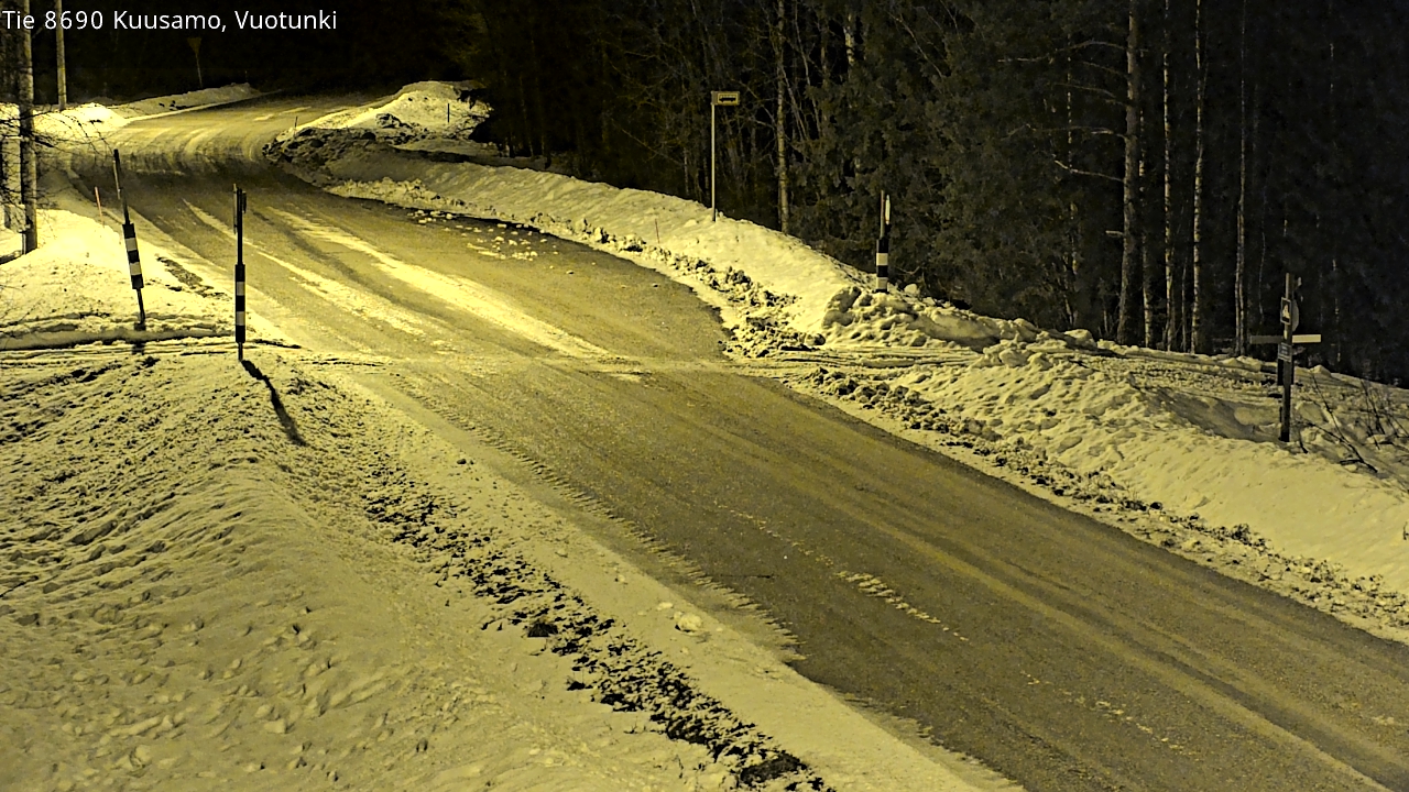 Kelikamerat Kuva Tie 8690 Kuusamo, Vuotunki, Kuusamo, Pohjois-Pohjanmaa