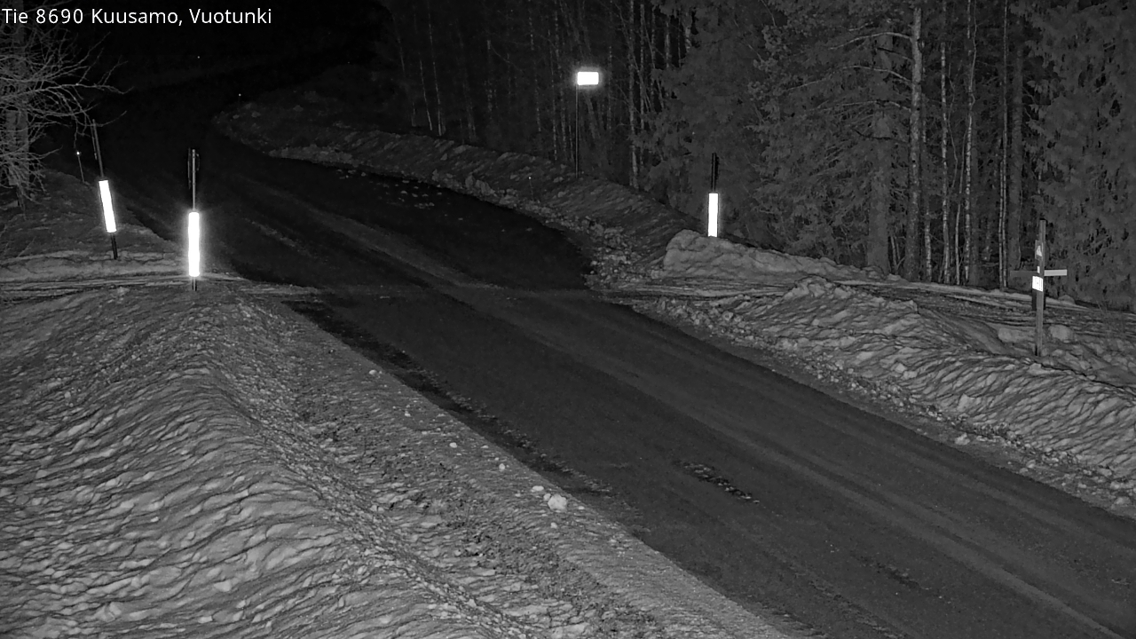 Kelikamerat Kuva Tie 8690 Kuusamo, Vuotunki, Kuusamo, Pohjois-Pohjanmaa