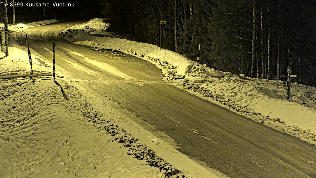 Kelikamerat Kuva Tie 8690 Kuusamo, Vuotunki, Kuusamo, Pohjois-Pohjanmaa