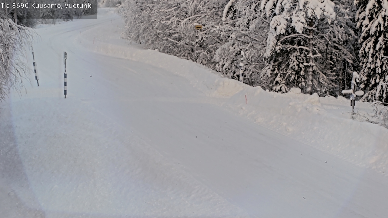 Kelikamerat Kuva Tie 8690 Kuusamo, Vuotunki, Kuusamo, Pohjois-Pohjanmaa