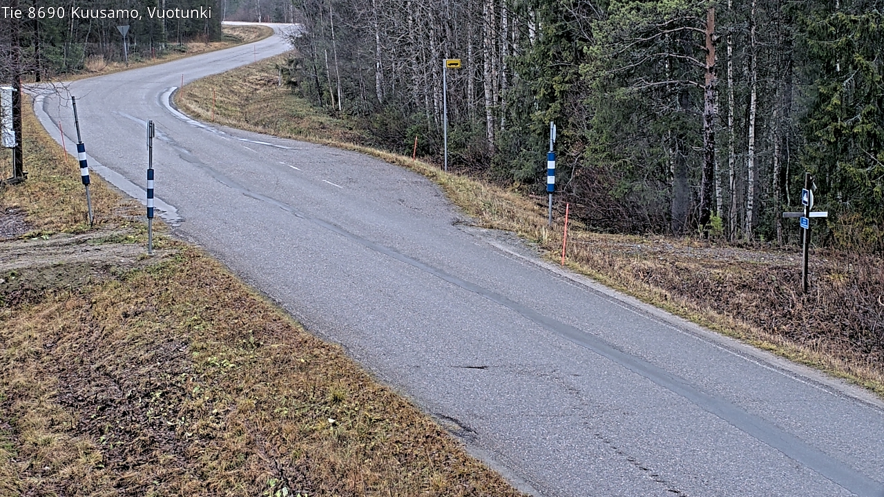 Kelikamerat Kuva Tie 8690 Kuusamo, Vuotunki, Kuusamo, Pohjois-Pohjanmaa