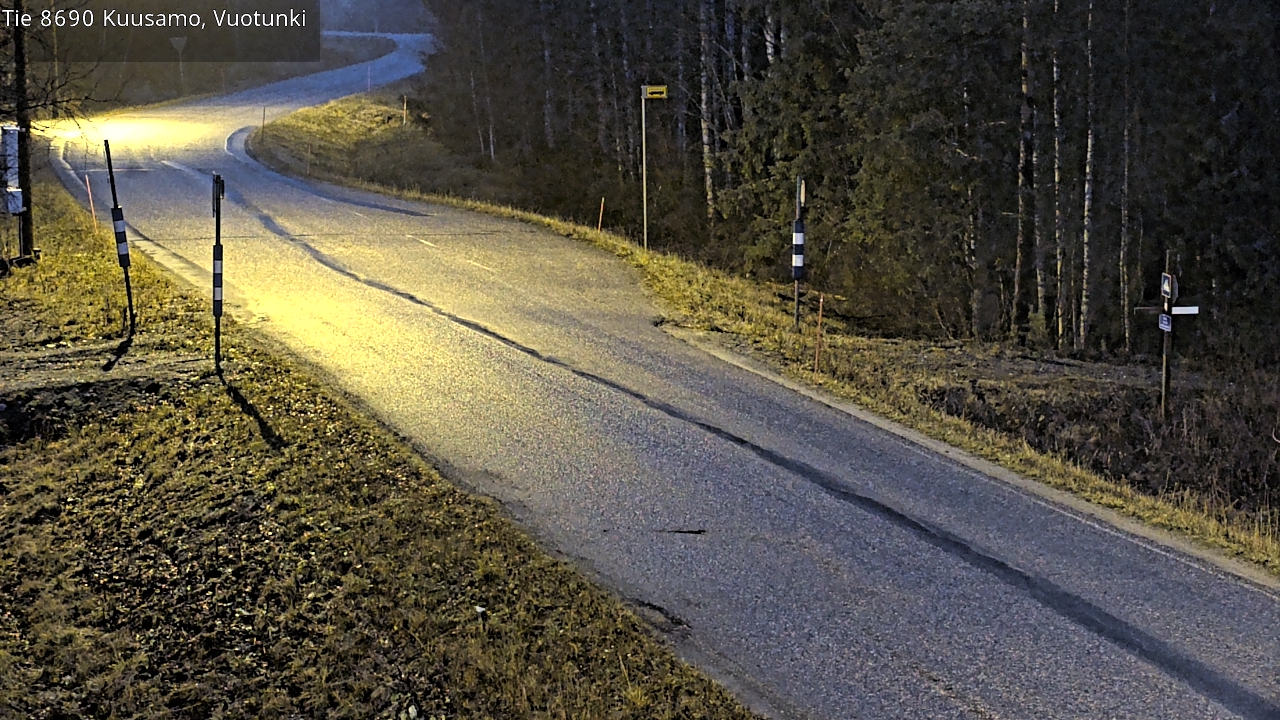 Kelikamerat Kuva Tie 8690 Kuusamo, Vuotunki, Kuusamo, Pohjois-Pohjanmaa