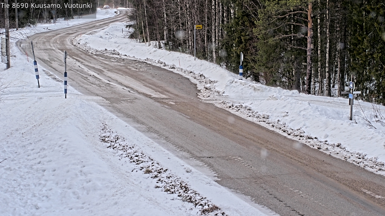 Kelikamerat Kuva Tie 8690 Kuusamo, Vuotunki, Kuusamo, Pohjois-Pohjanmaa