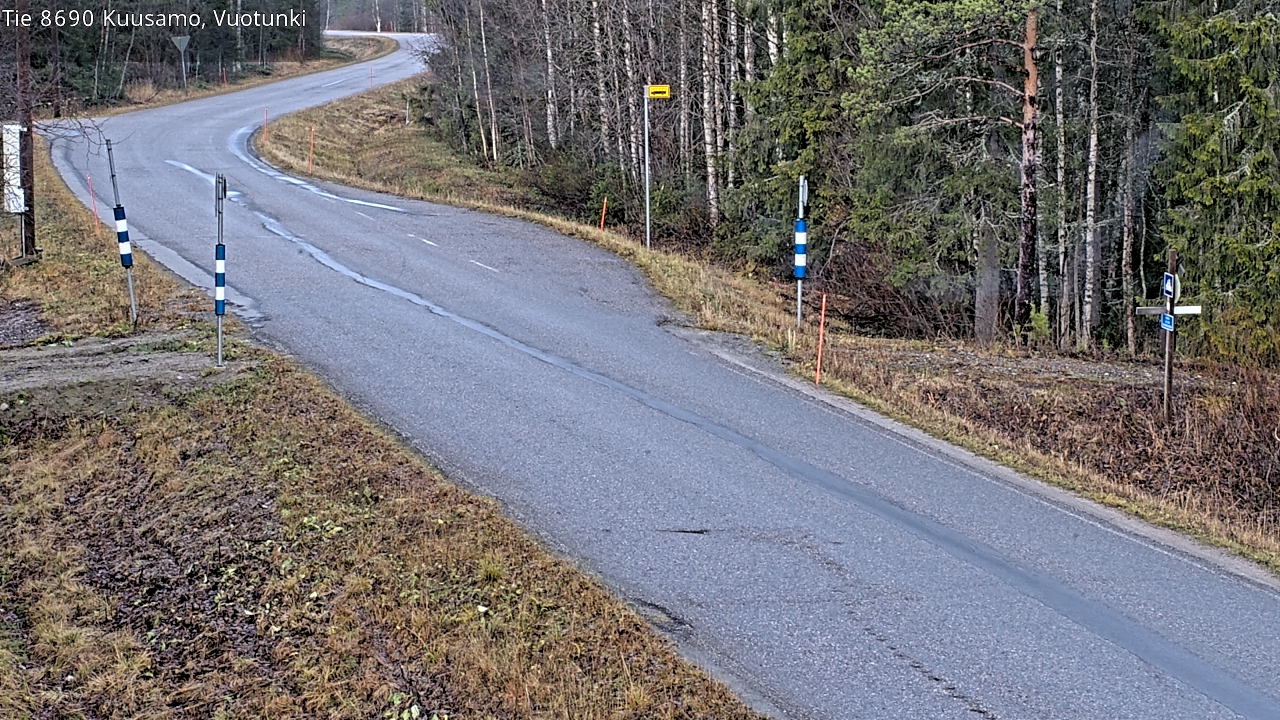 Kelikamerat Kuva Tie 8690 Kuusamo, Vuotunki, Kuusamo, Pohjois-Pohjanmaa