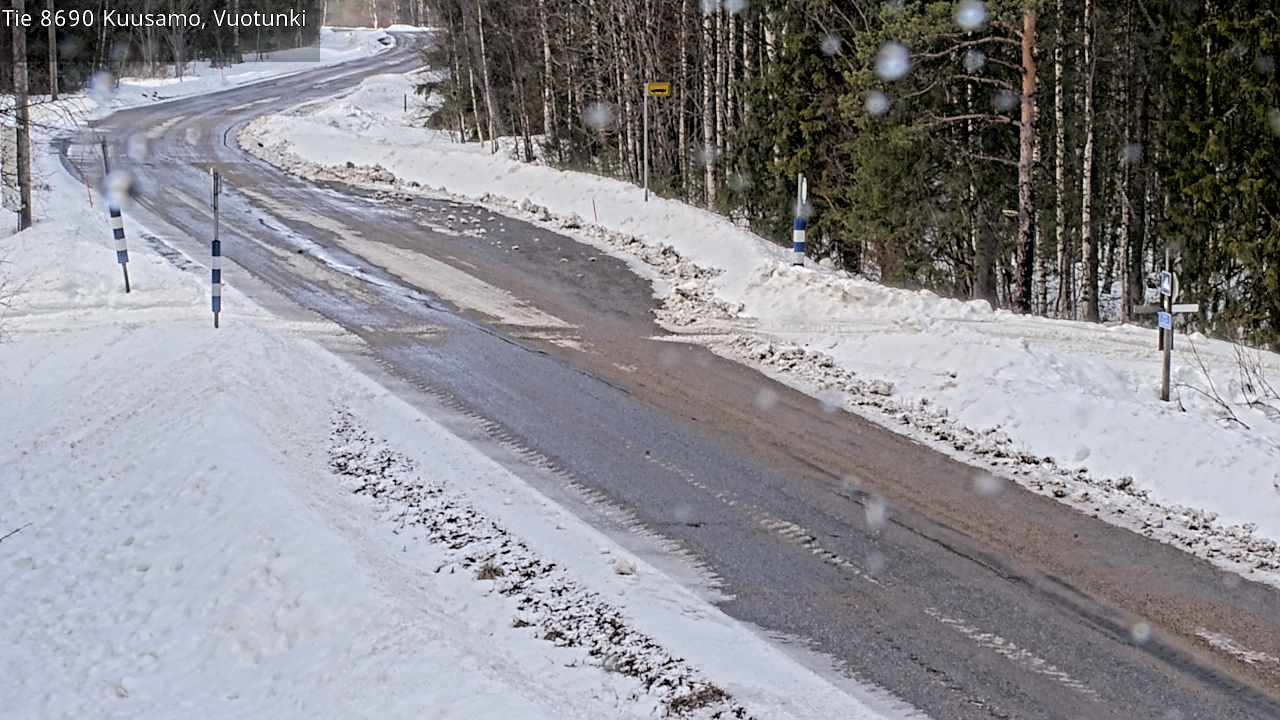Kelikamerat Kuva Tie 8690 Kuusamo, Vuotunki, Kuusamo, Pohjois-Pohjanmaa