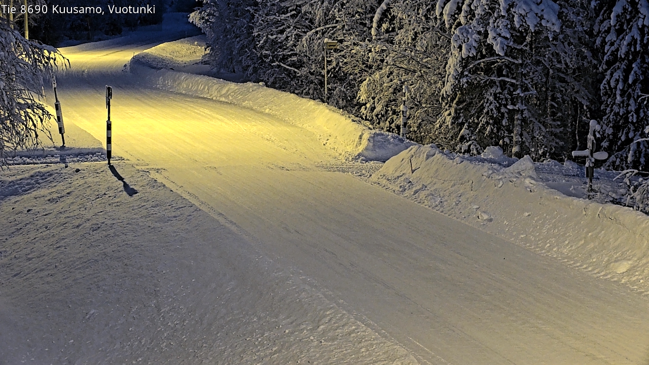 Kelikamerat Kuva Tie 8690 Kuusamo, Vuotunki, Kuusamo, Pohjois-Pohjanmaa