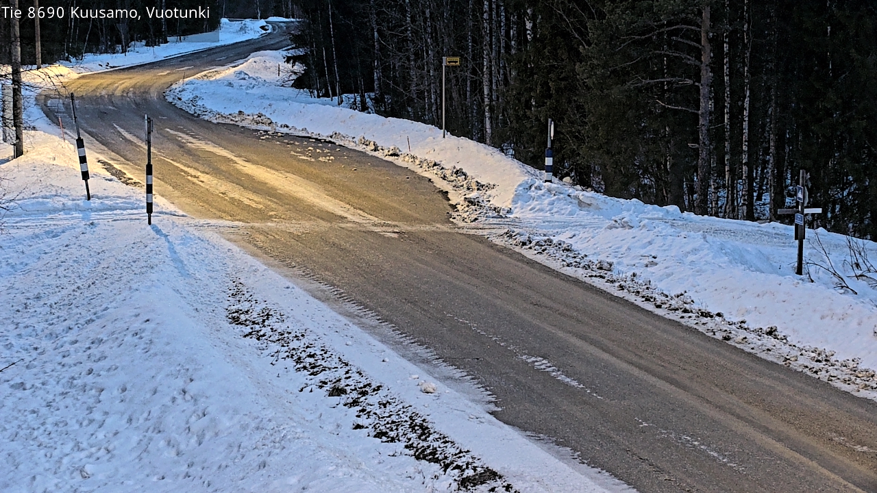 Kelikamerat Kuva Tie 8690 Kuusamo, Vuotunki, Kuusamo, Pohjois-Pohjanmaa