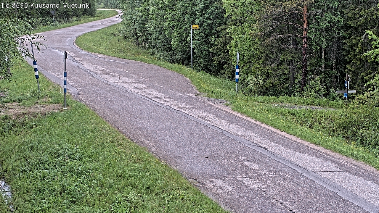 Kelikamerat Kuva Tie 8690 Kuusamo, Vuotunki, Kuusamo, Pohjois-Pohjanmaa
