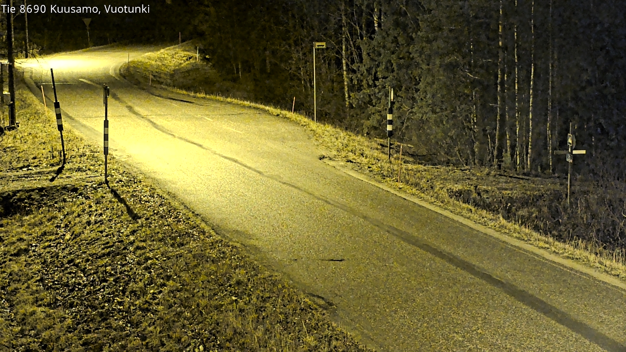 Kelikamerat Kuva Tie 8690 Kuusamo, Vuotunki, Kuusamo, Pohjois-Pohjanmaa