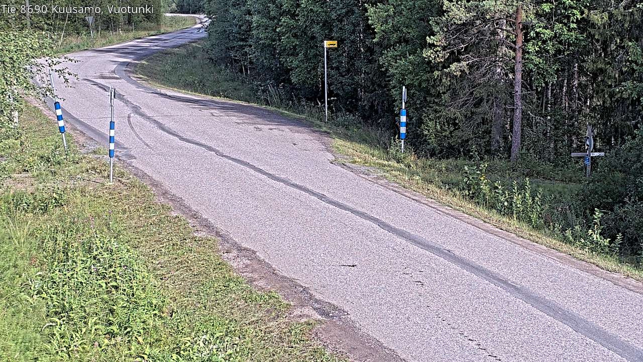 Weather Camera Image Väg 8690 Kuusamo, Vuotunki, Kuusamo, Pohjois-Pohjanmaa