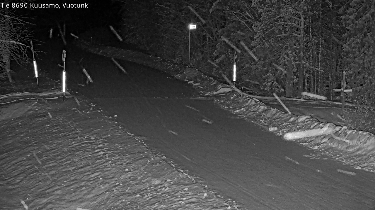 Kelikamerat Kuva Tie 8690 Kuusamo, Vuotunki, Kuusamo, Pohjois-Pohjanmaa
