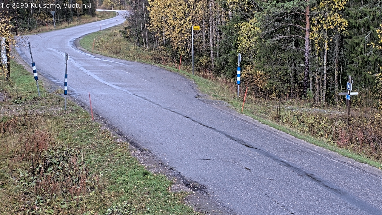 Kelikamerat Kuva Tie 8690 Kuusamo, Vuotunki, Kuusamo, Pohjois-Pohjanmaa