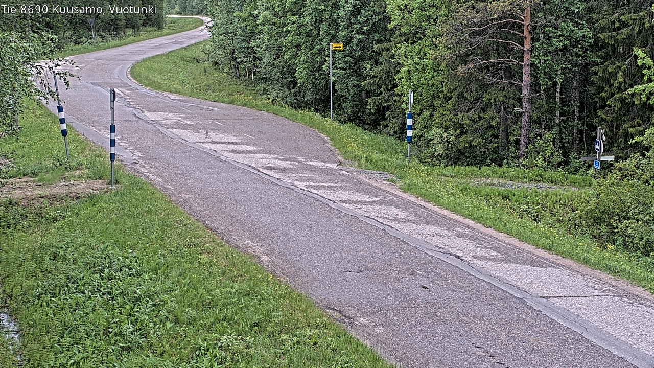 Kelikamerat Kuva Tie 8690 Kuusamo, Vuotunki, Kuusamo, Pohjois-Pohjanmaa