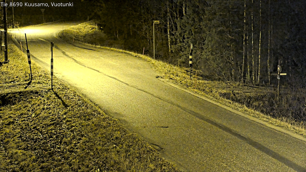 Kelikamerat Kuva Tie 8690 Kuusamo, Vuotunki, Kuusamo, Pohjois-Pohjanmaa