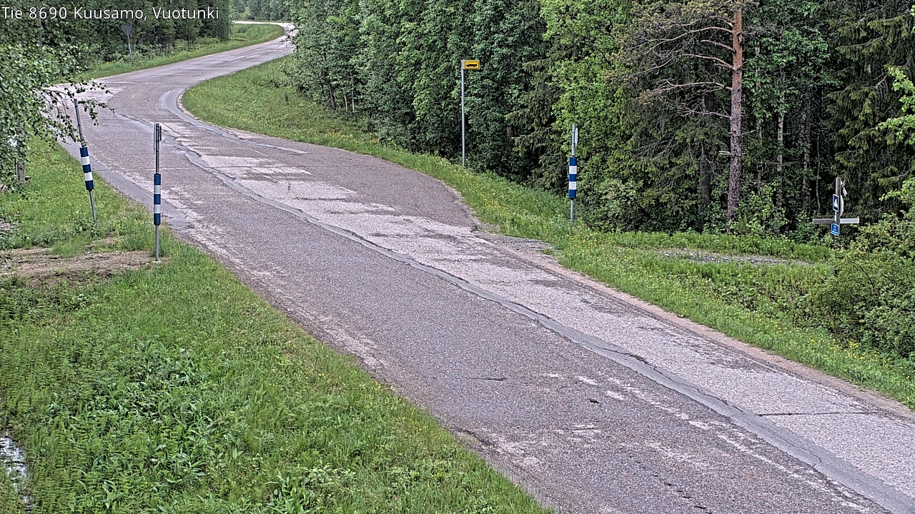 Kelikamerat Kuva Tie 8690 Kuusamo, Vuotunki, Kuusamo, Pohjois-Pohjanmaa