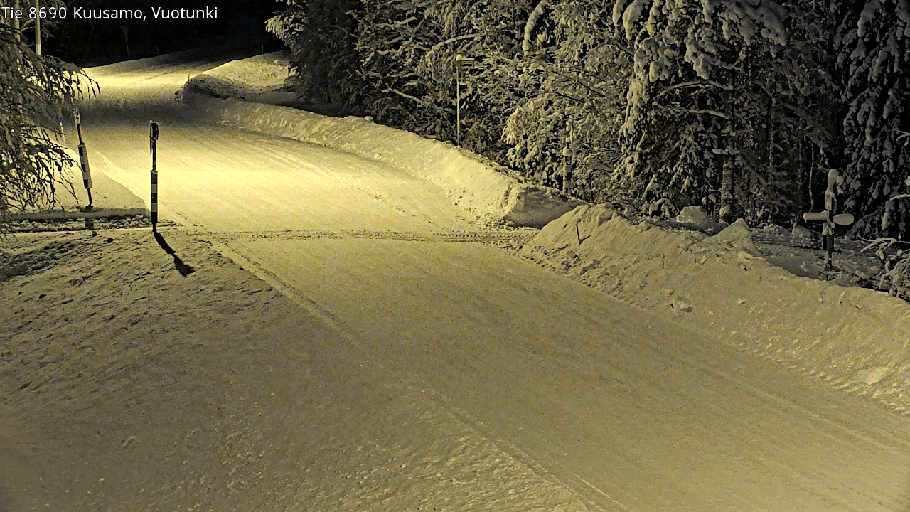 Kelikamerat Kuva Tie 8690 Kuusamo, Vuotunki, Kuusamo, Pohjois-Pohjanmaa